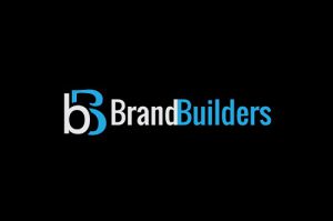 Brand Builders Logo on a Black Background